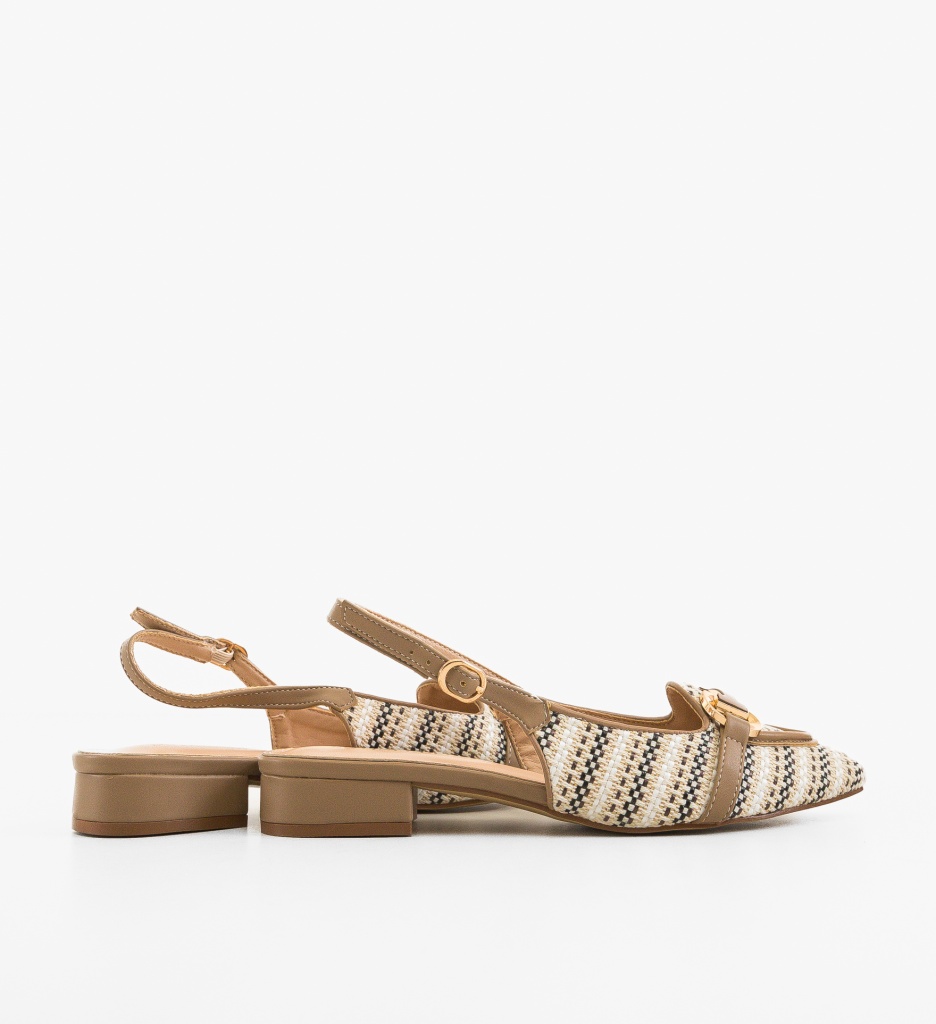 Balerini dama Kinnet Khaki - 2 | YEO