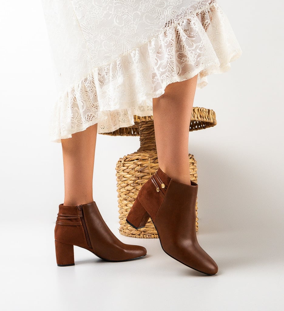 Botine dama Arabella Camel - 2 | YEO