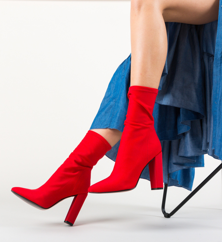 Botine dama Beuf Rosii - 1 | YEO