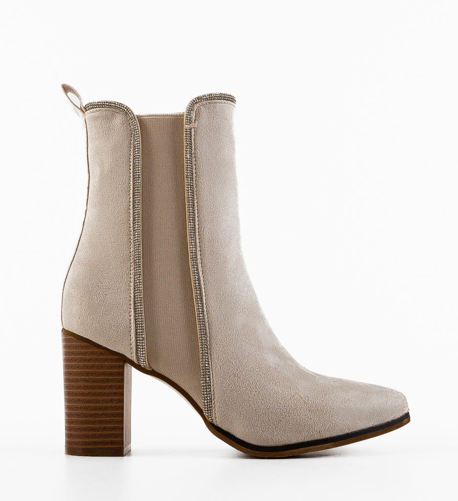 Botine dama Capitani Bej - 2 | YEO