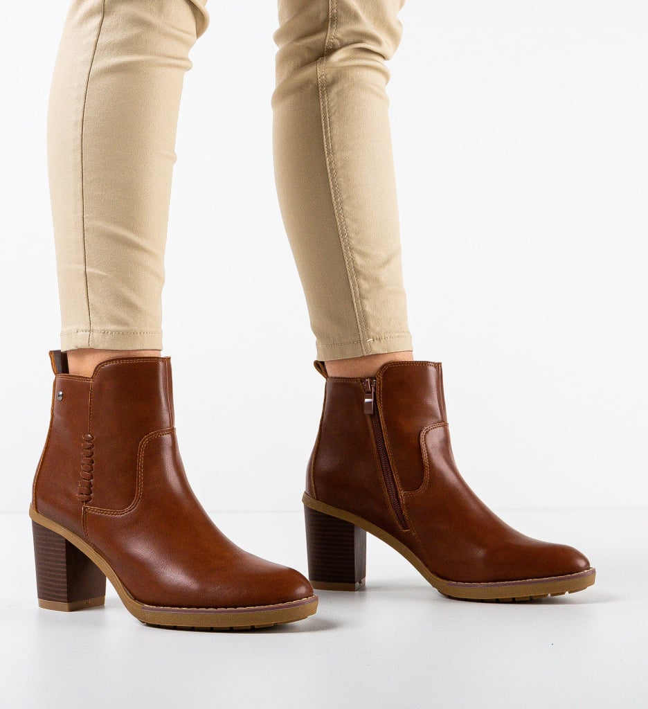 Botine dama Dogan Camel - 2 | YEO