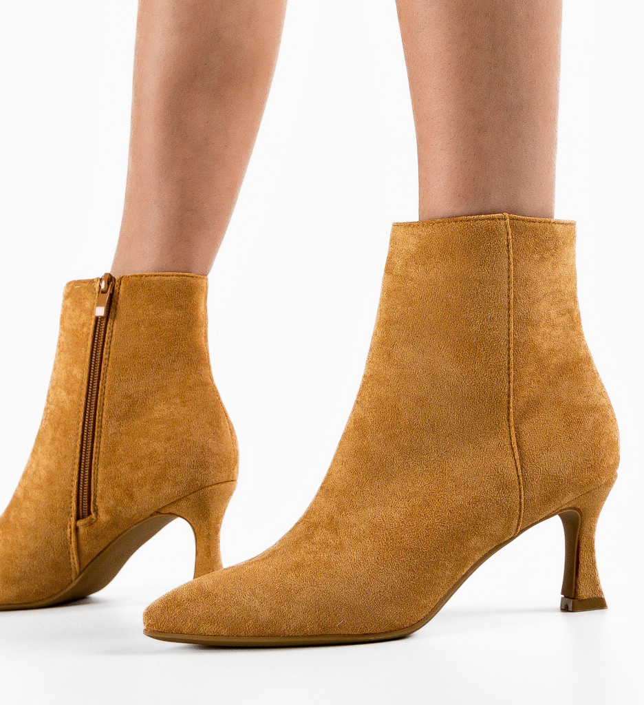 Botine dama Ebro Camel