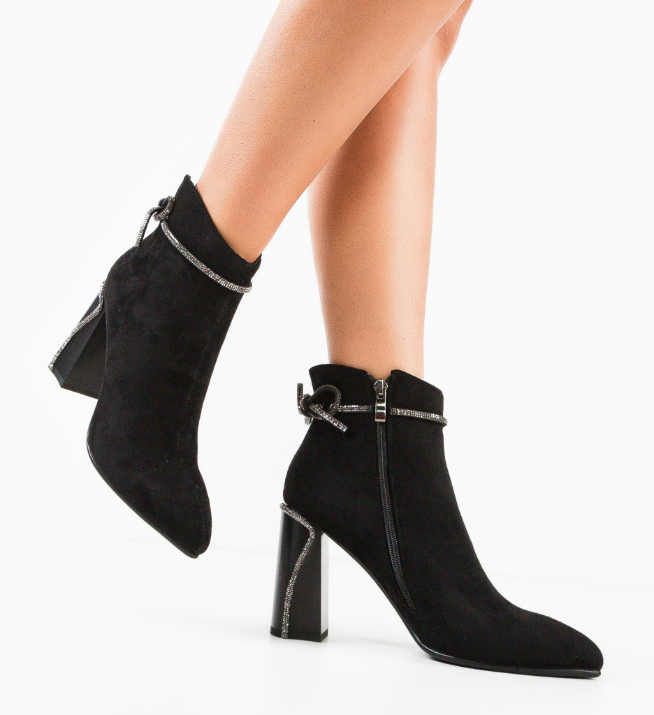 Botine dama Ephraim Negre - 3 | YEO