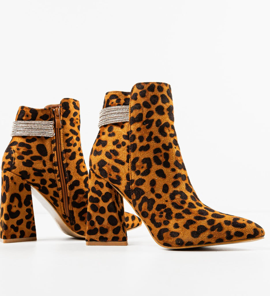 Botine dama Fillu Print - 5 | YEO