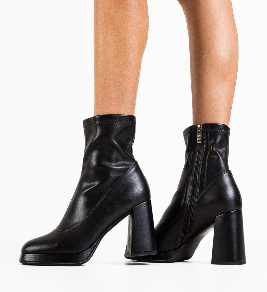 Botine dama Gafabb Negre - 2 | YEO