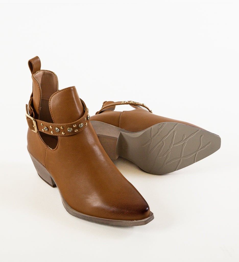 Botine dama Gianna Camel - 3 | YEO