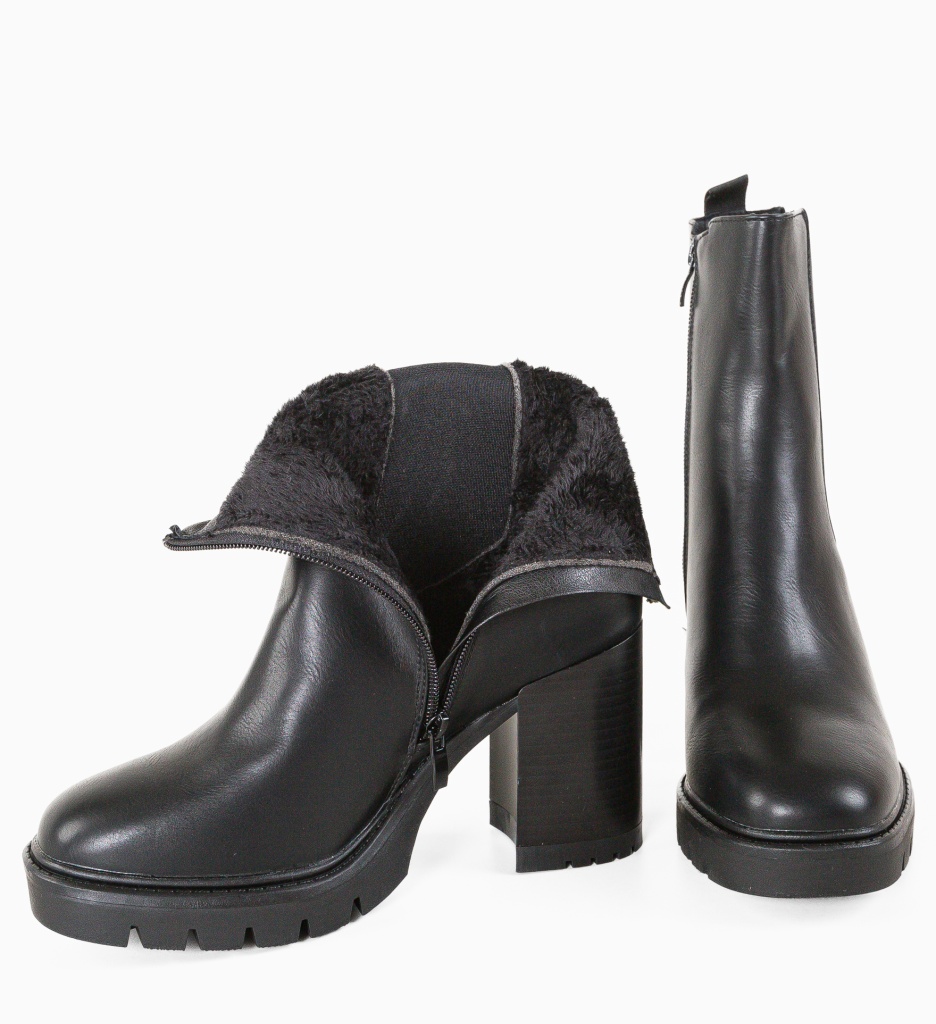 Botine dama Gideon Negre 2