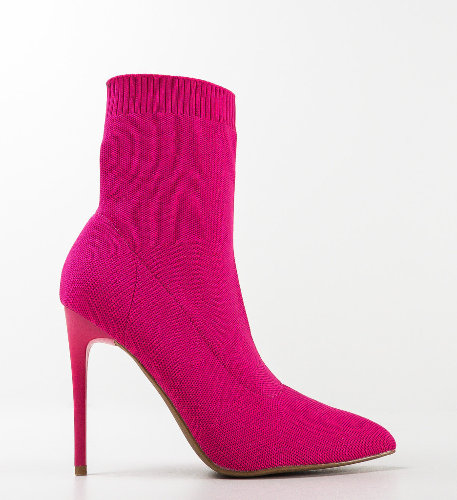 Botine dama Gluty Fuchsia - 4 | YEO