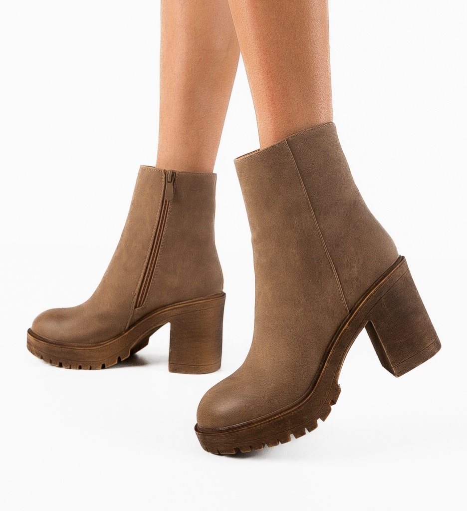 Botine dama Guevara Khaki - 3 | YEO