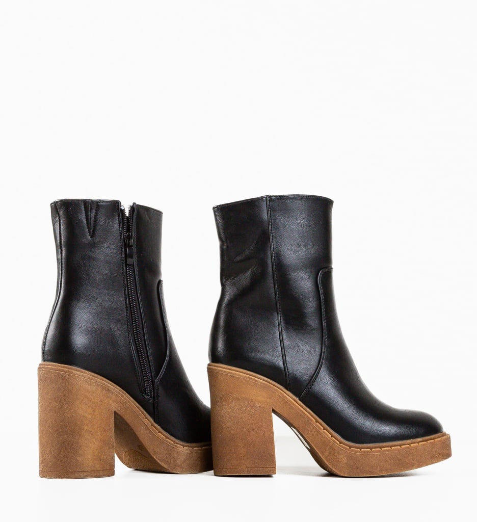 Botine dama Justice Negre - 4 | YEO