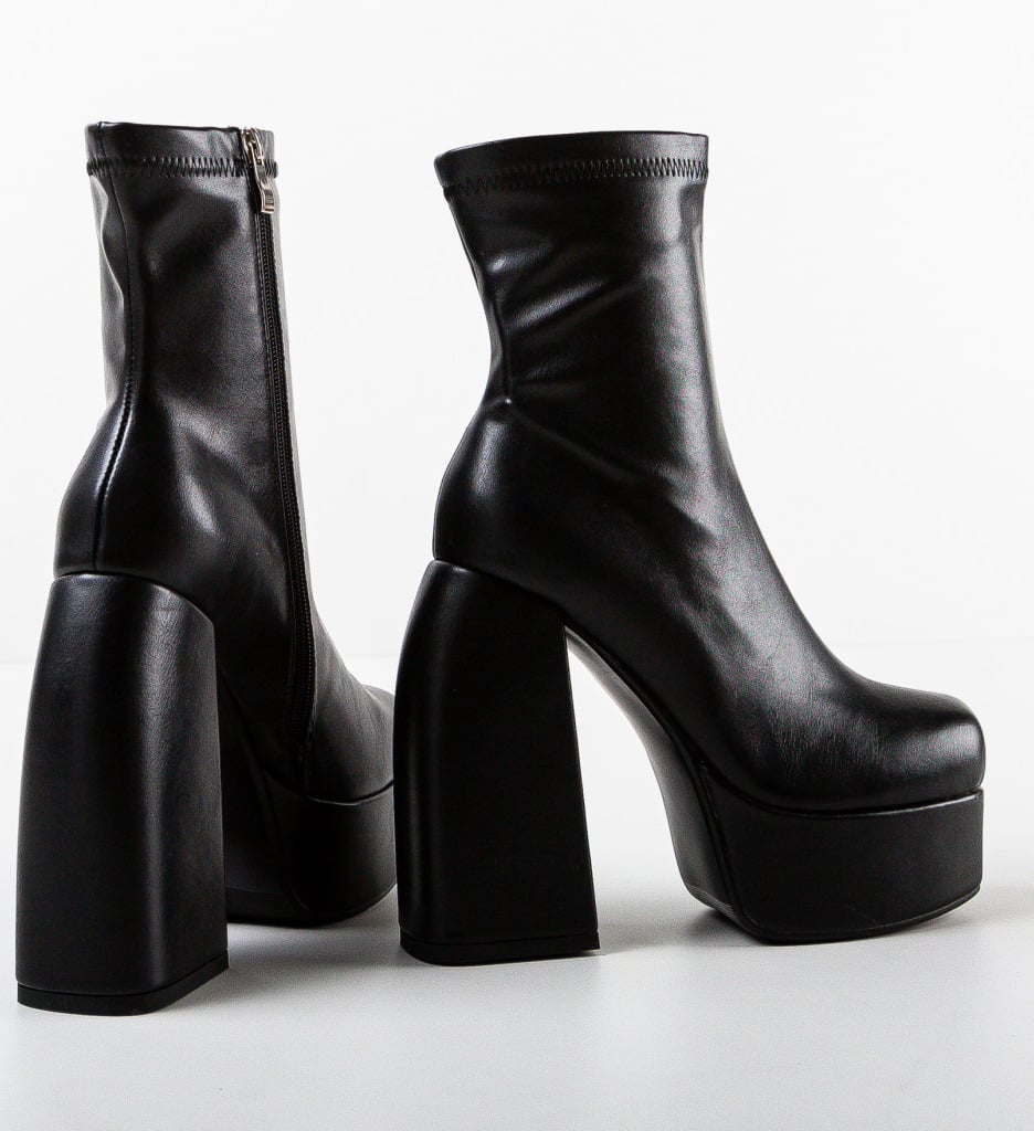 Botine dama Katey Negre - 4 | YEO