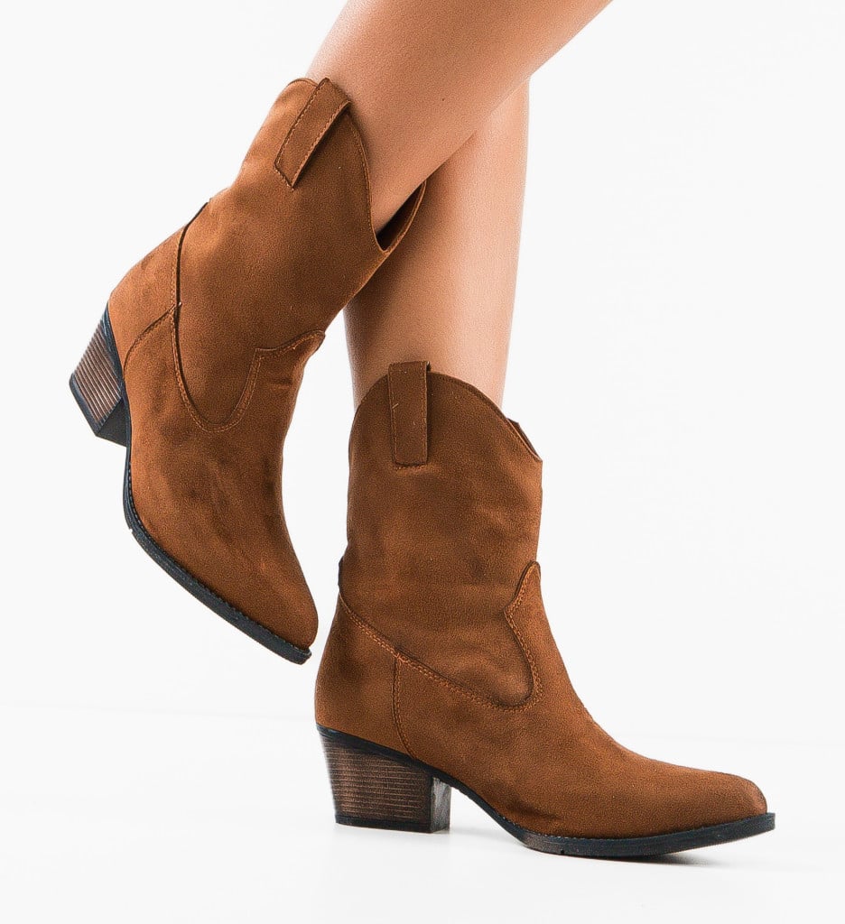 Botine dama Keraby Camel - 1 | YEO