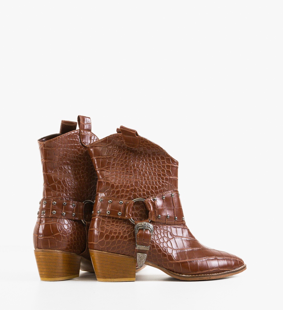 Botine dama Kerko Camel - 3 | YEO