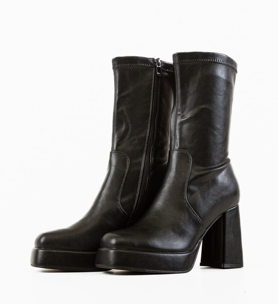 Botine dama Lehan Negre - 5 | YEO