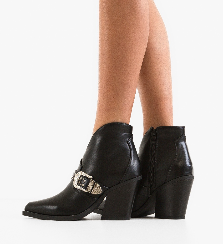 Botine dama Leigh Negre - 1 | YEO