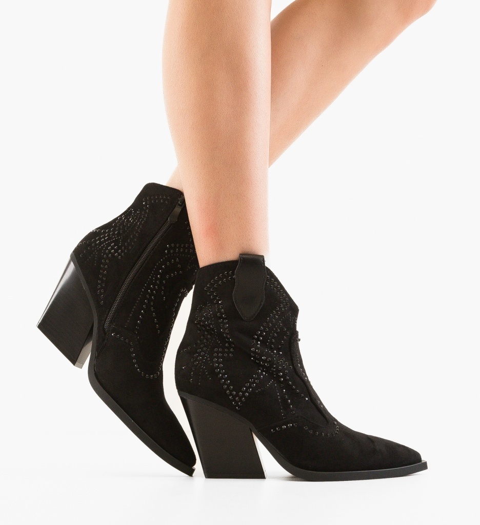 Botine dama Leila Negre