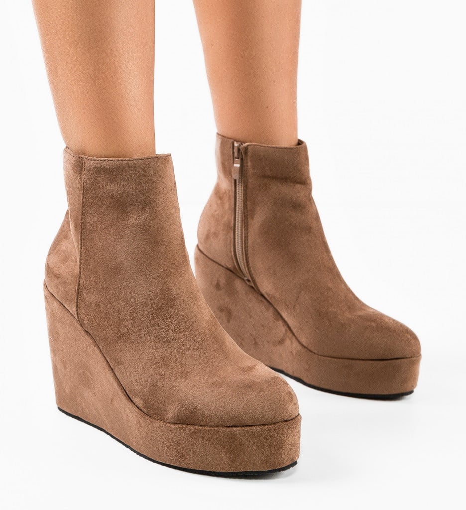 Botine dama Malone Khaki - 2 | YEO