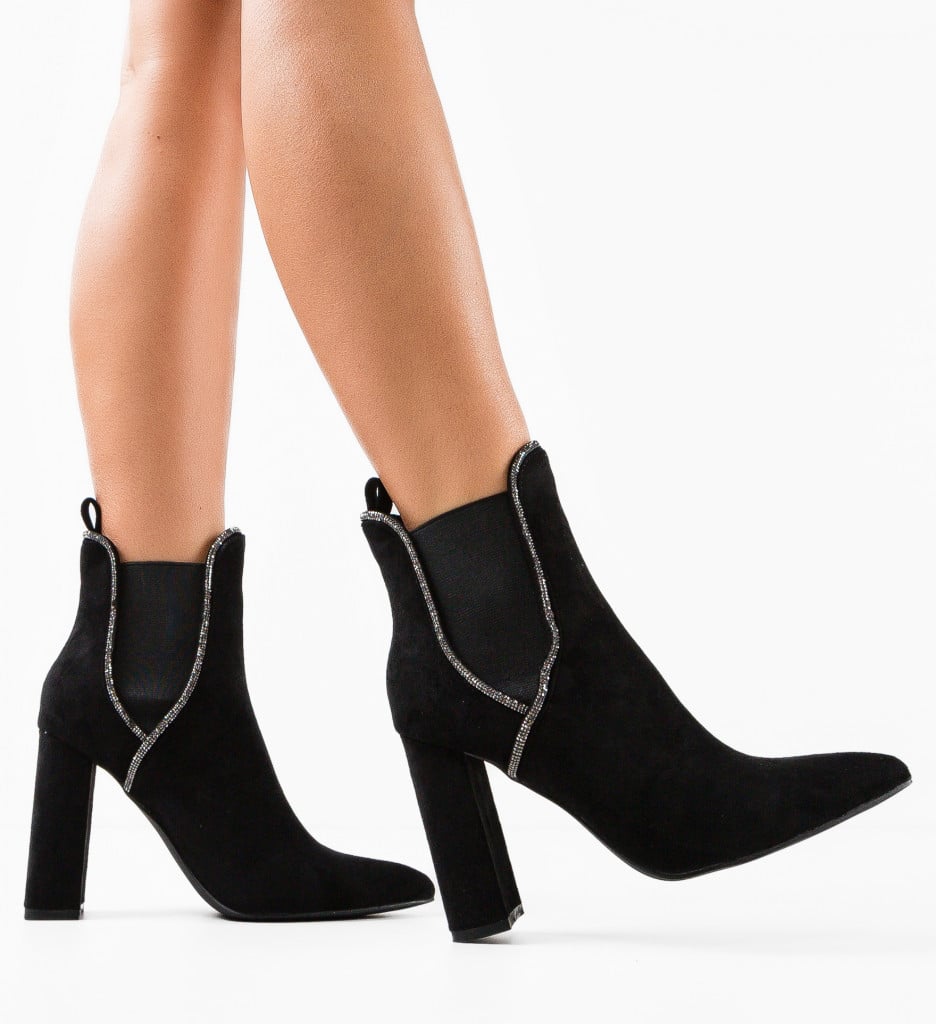 Botine dama Mckay Negre - 3 | YEO