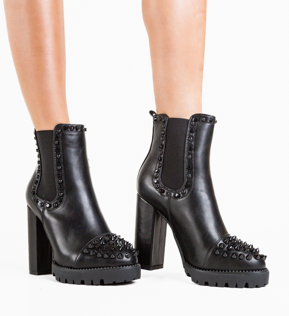 Botine dama Mendel Negre