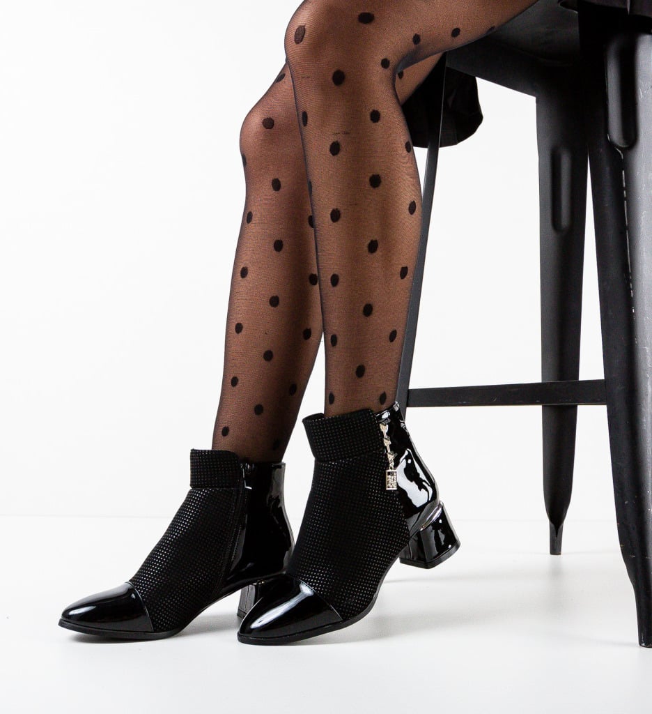 Botine dama Moesha Negre - 2 | YEO