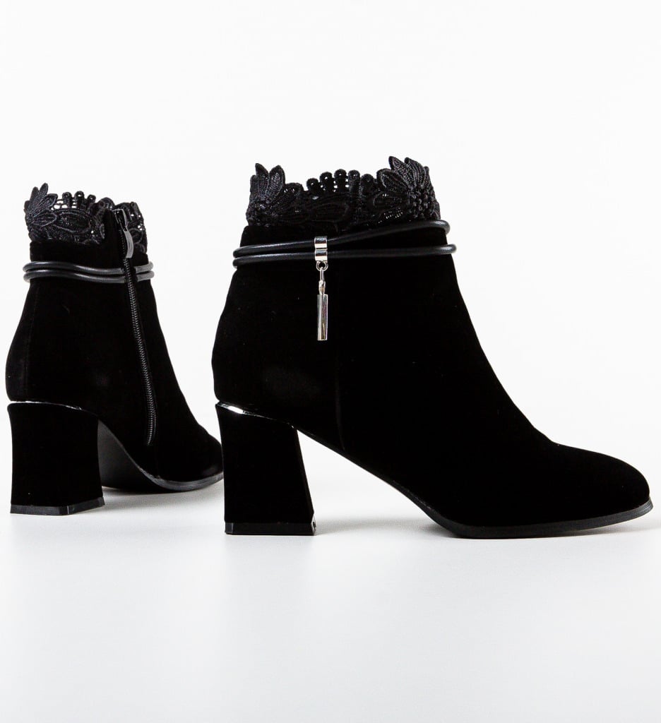 Botine dama Mylee Negre - 4 | YEO