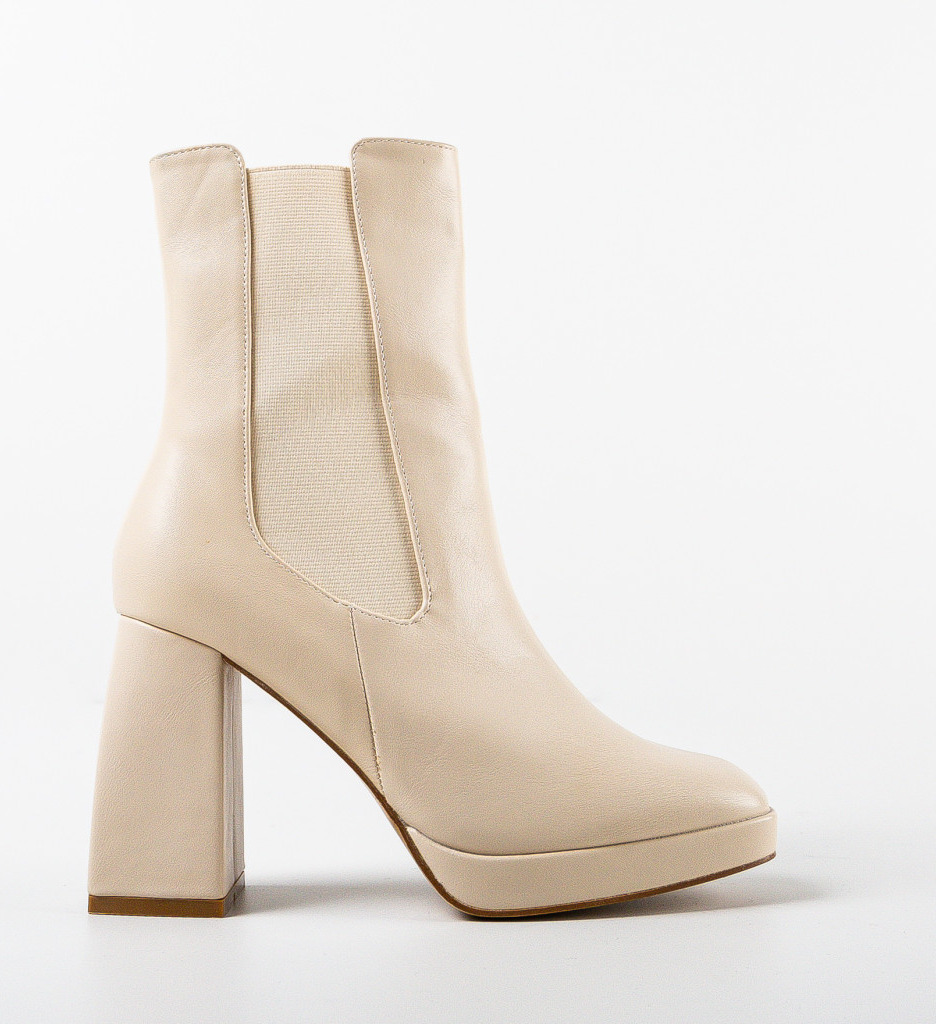 Botine dama Negon Bej - 4 | YEO