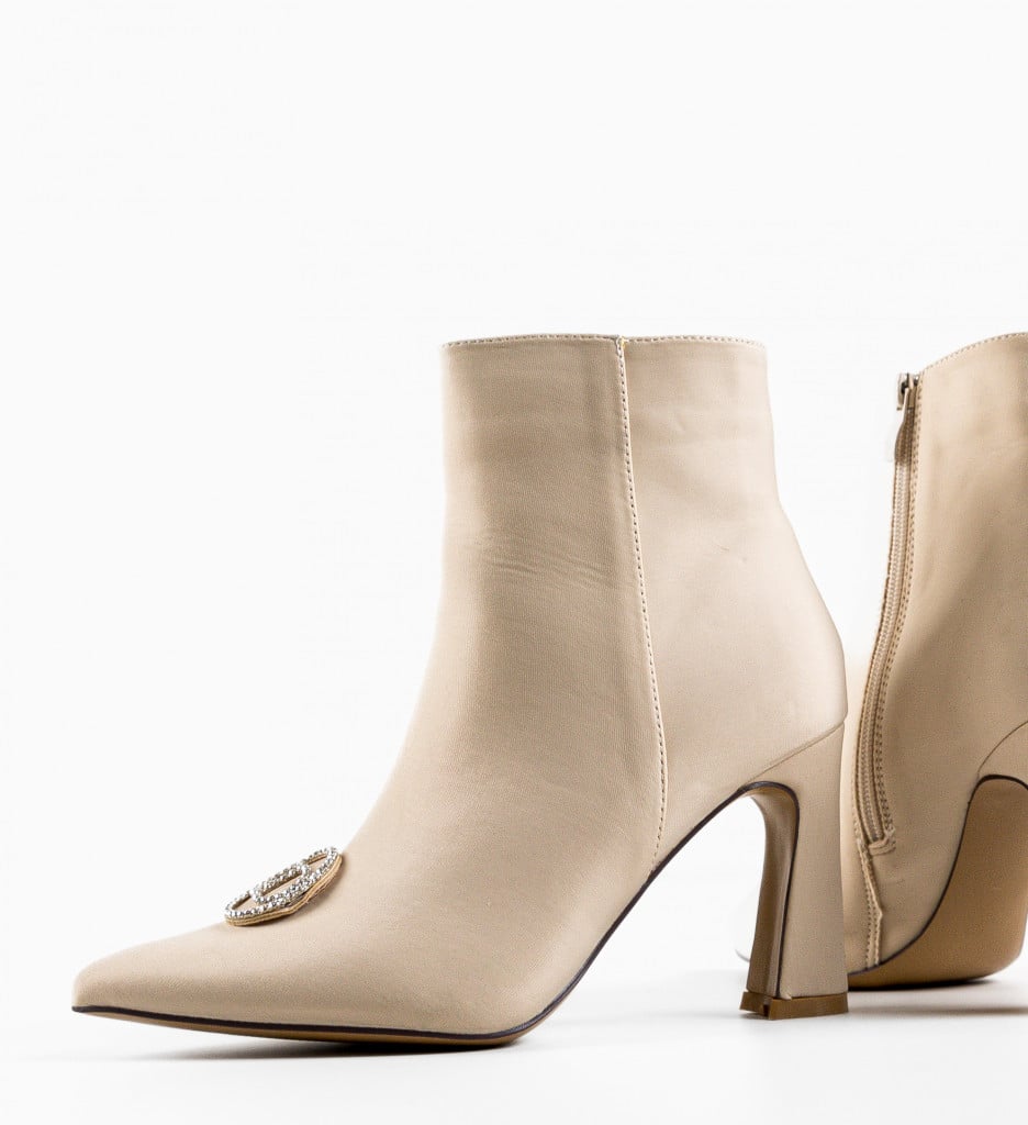 Botine dama Nola Bej - 6 | YEO