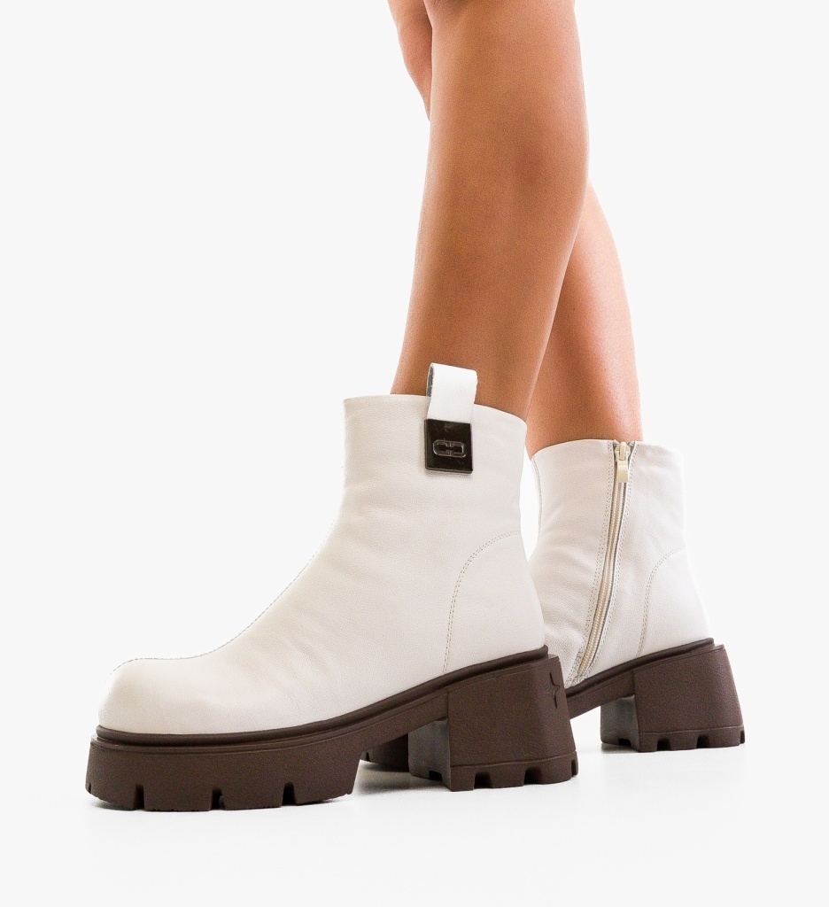 Botine dama Opah Albe - 1 | YEO