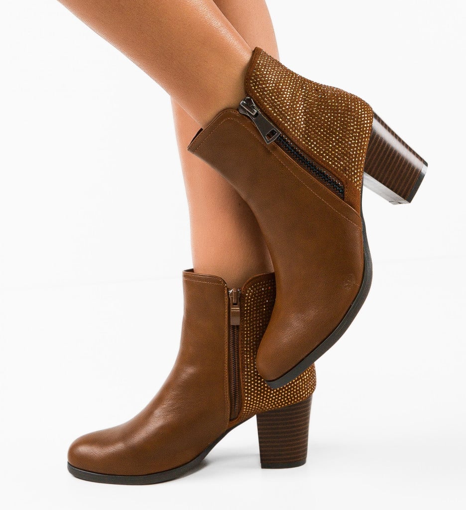 Botine dama Ortega Camel - 2 | YEO