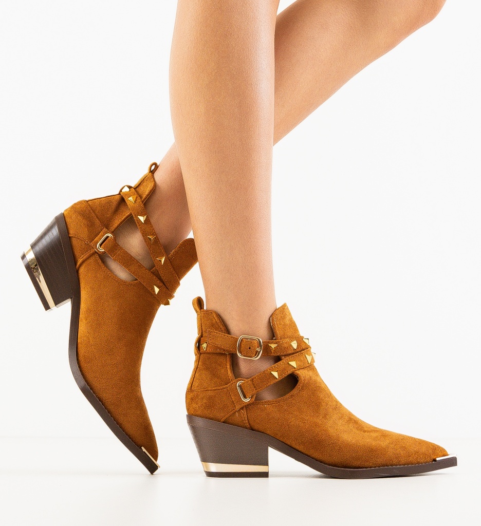 Botine dama Qamar Camel - 2 | YEO