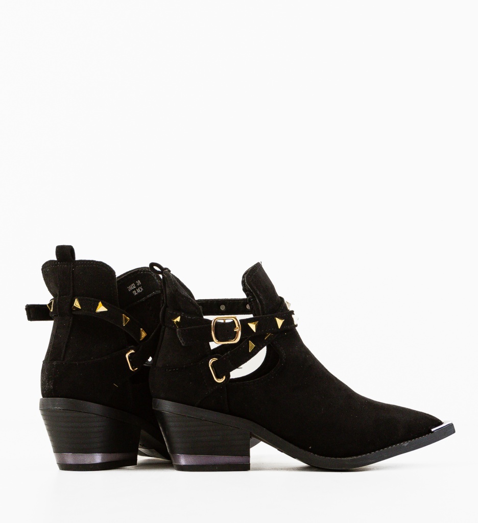 Botine dama Qamar Negre - 3 | YEO