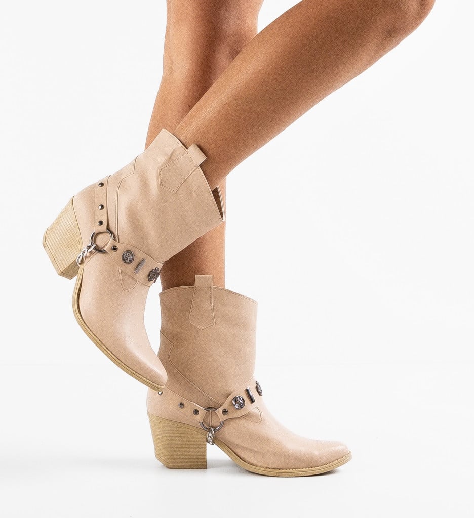 Botine dama Regalo Bej - 1 | YEO