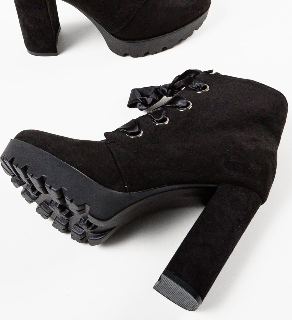 Botine dama Rezista Negre - 5 | YEO