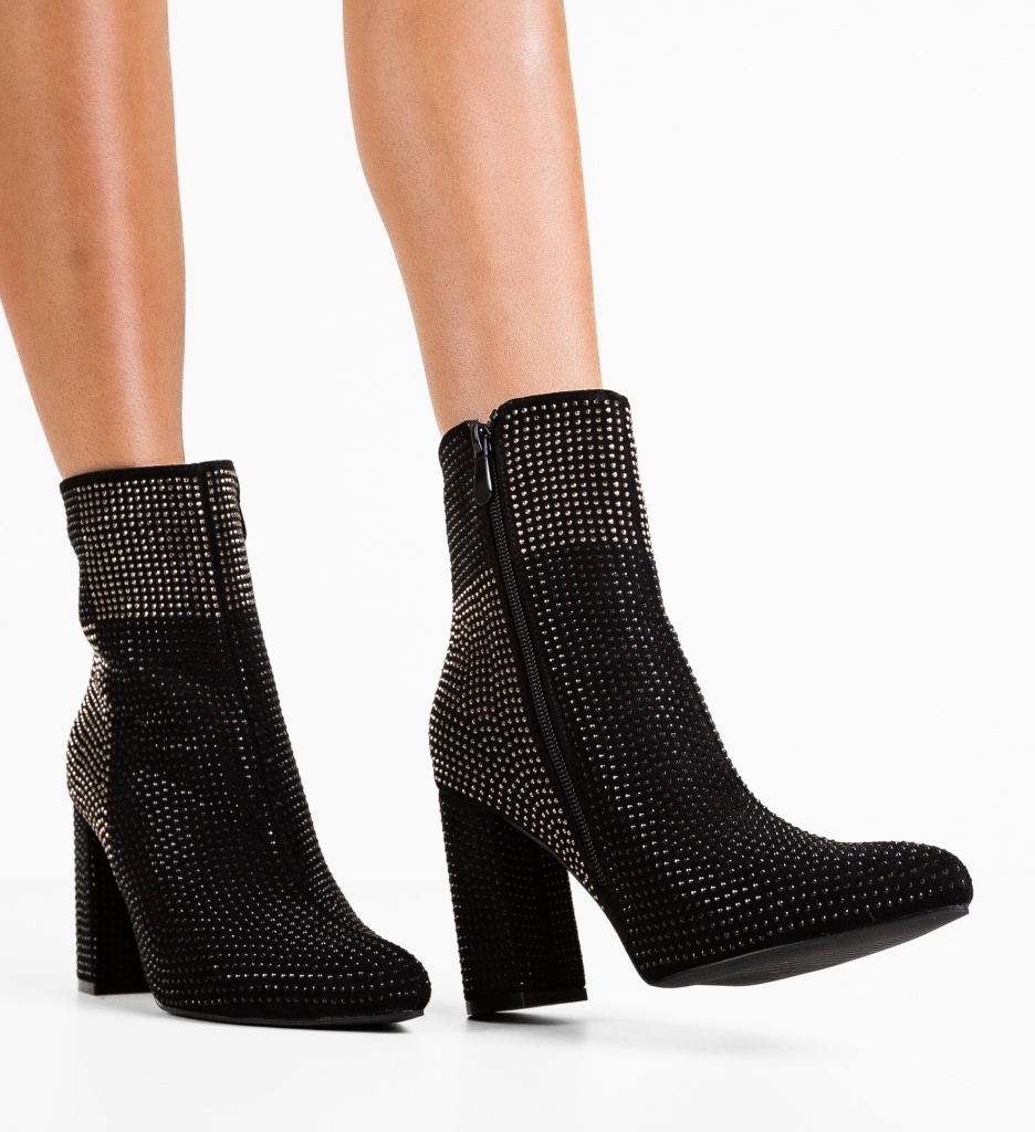 Botine dama Ruff Negre - 1 | YEO