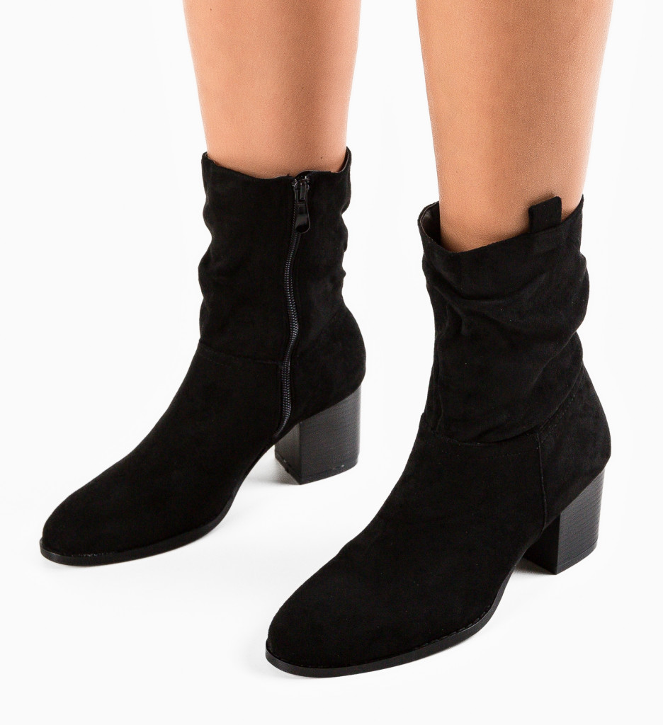 Botine dama Tasni Negre - 2 | YEO