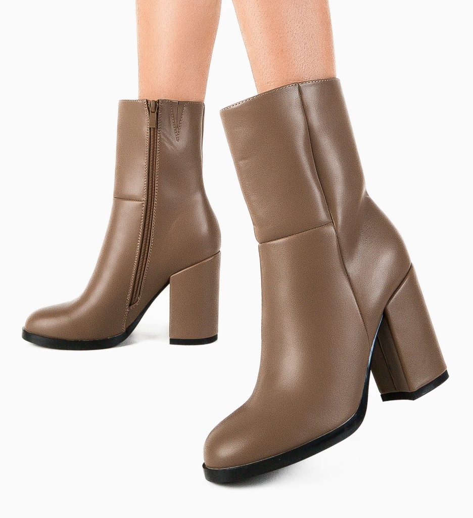 Botine dama Tshepo Khaki - 3 | YEO