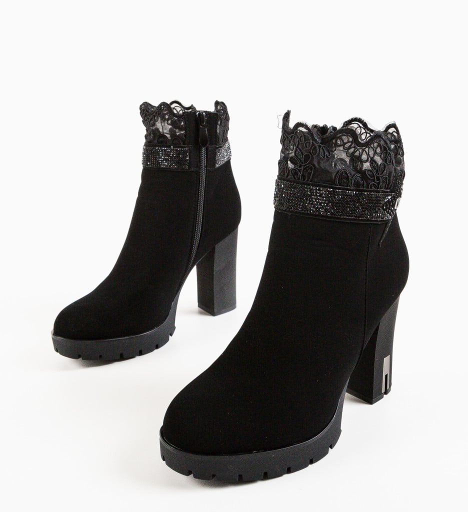 Botine dama Zak Negre - 4 | YEO