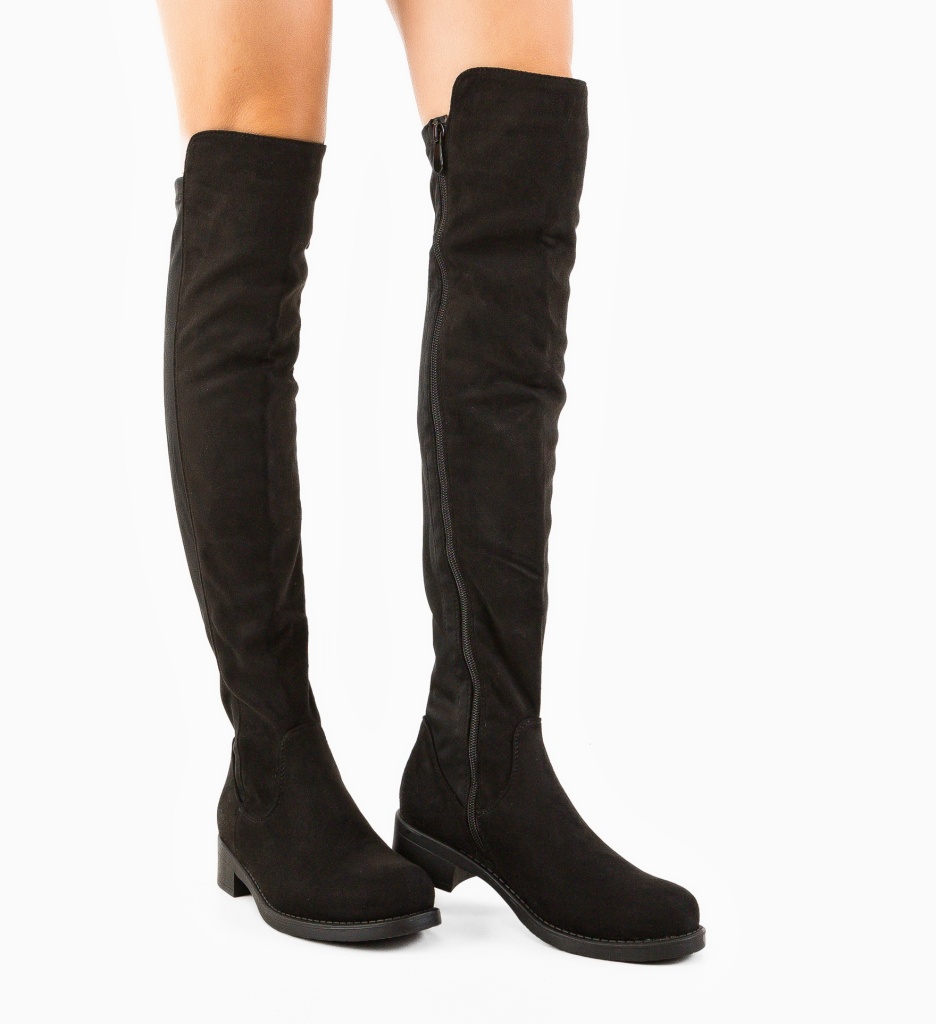 Cizme dama Camilia Negre - 2 | YEO