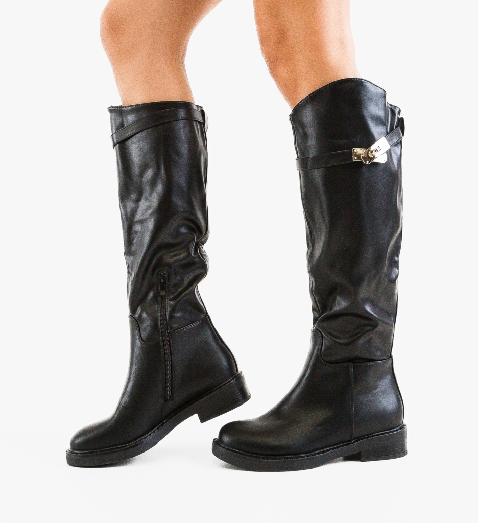 Cizme dama Everett Negre - 5 | YEO