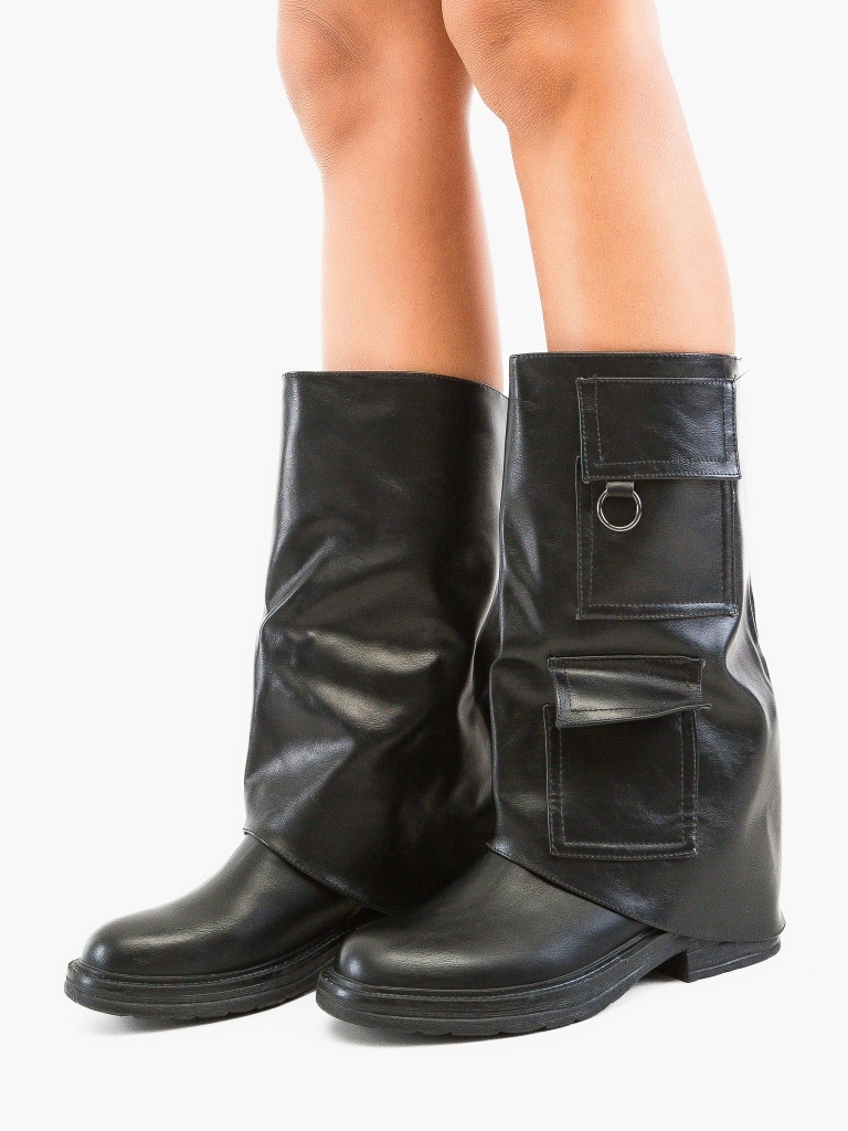 Cizme dama Olive Negre