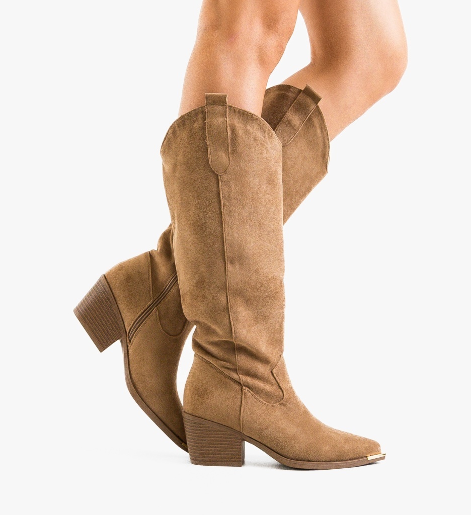 Cizme dama Spence Khaki - 3 | YEO