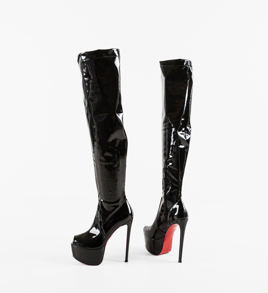 Poze Cizme dama Sweety Negre depurtat.ro 