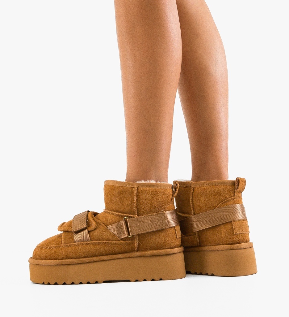 Cizme tip Ug Kaiana Camel - 2 | YEO