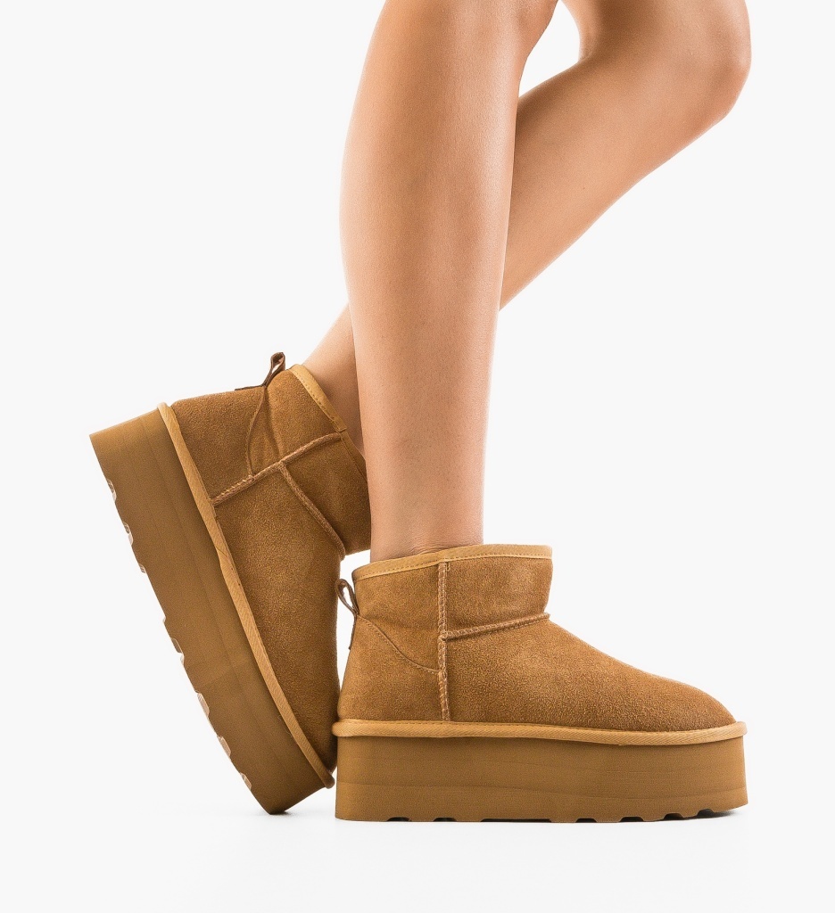 Cizme tip Ug Keston Camel - 2 | YEO