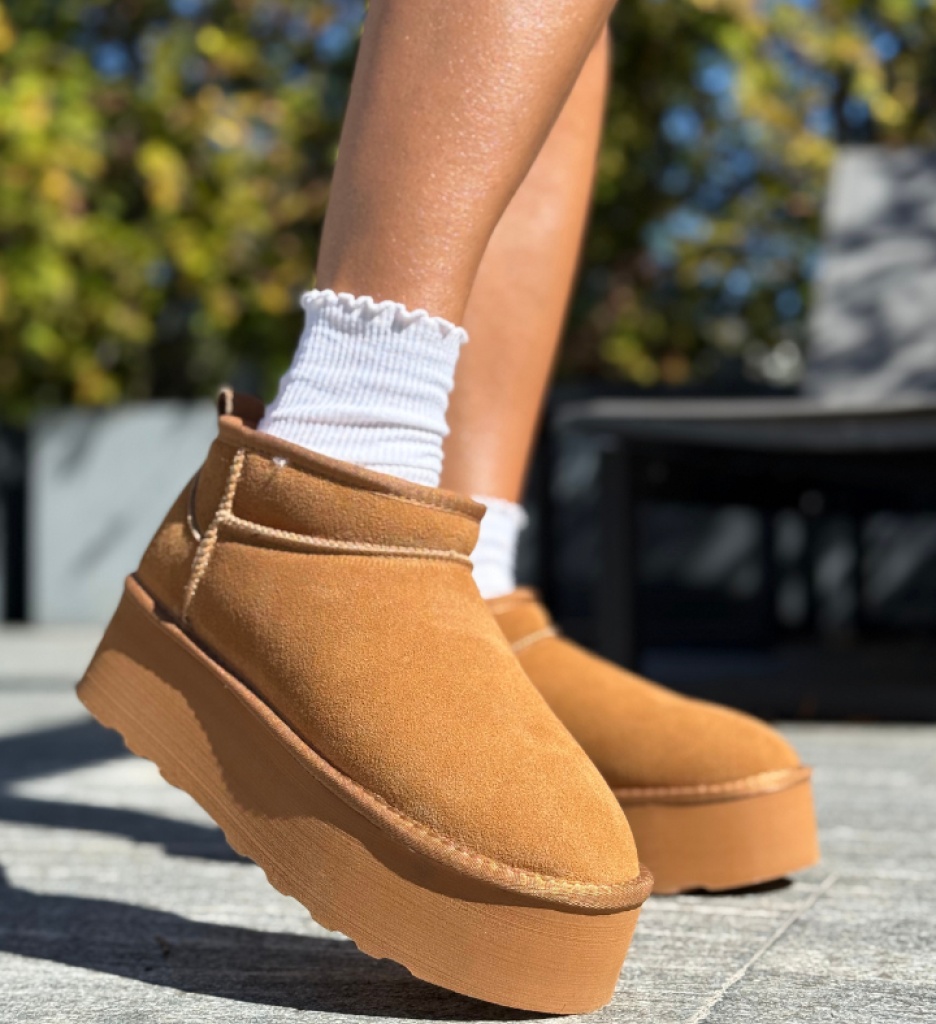 Cizme tip Ug Zayne Camel - 3 | YEO