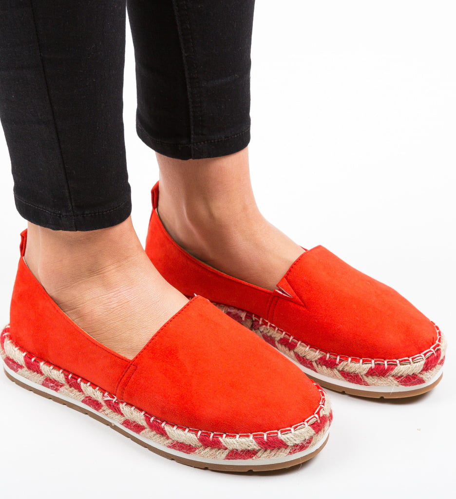 Espadrile Amiz Rosii - 2 | YEO