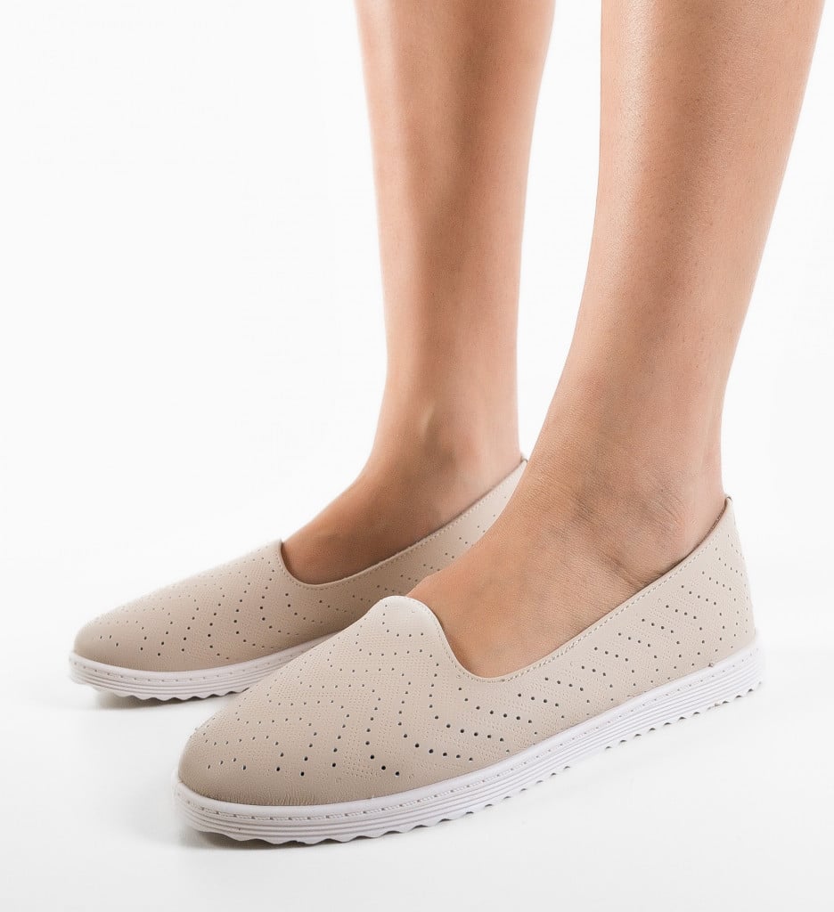 Espadrile Casual Waddy Bej - 3 | YEO