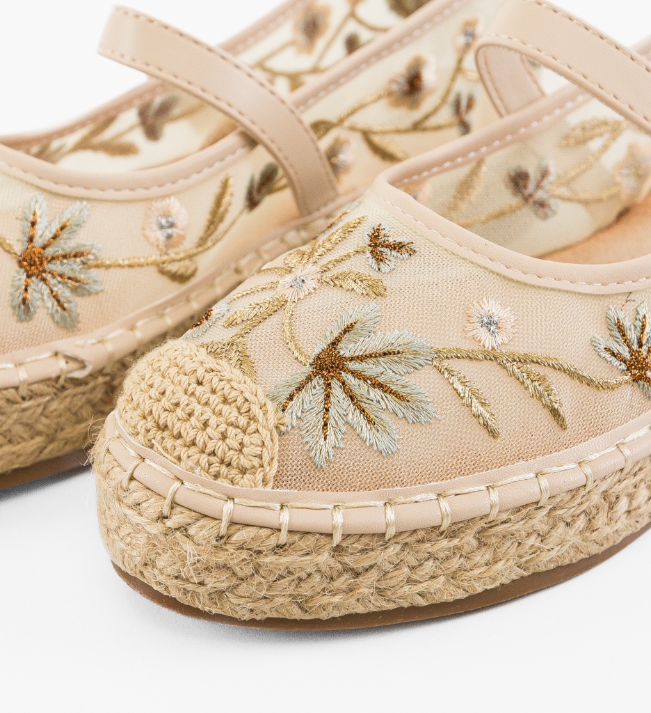 Espadrile dama Mason Bej - 4 | YEO