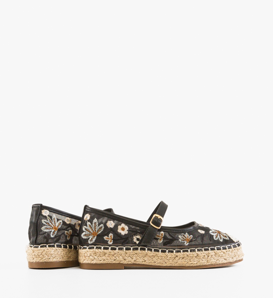Espadrile dama Mason Negre - 2 | YEO