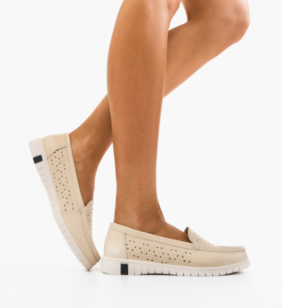 Espadrile dama Skrell Bej - 1 | YEO